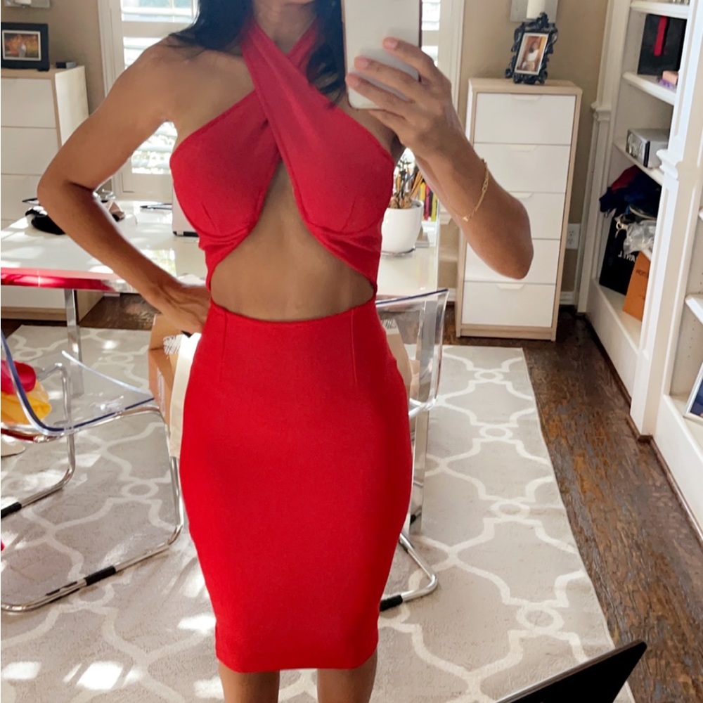 Red Dress in Bandage Size 2